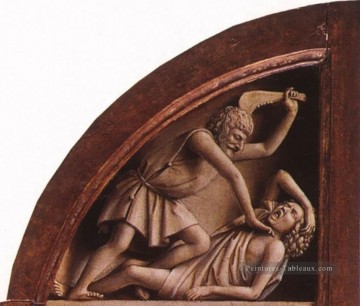  jan art - Le retable de Gand Le meurtre d’Abel Renaissance Jan van Eyck